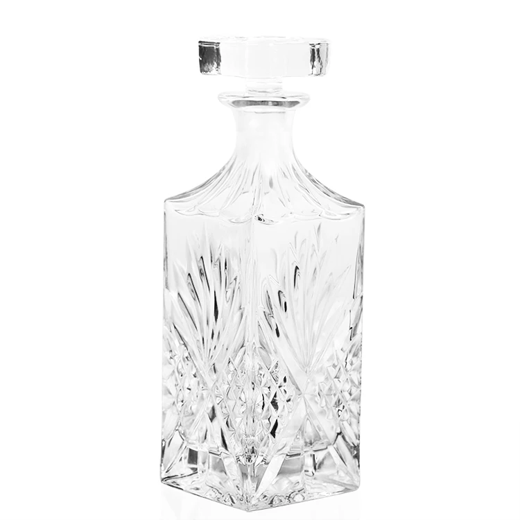 Веселое Рождество 850 мл Кристальный Диамант вин карафес виски Bouteille En Verre pour les