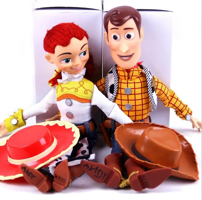 2 шт./компл. История игрушек 3 говорящая Jessie + Woody PVC экшн игрушка фигурки модель