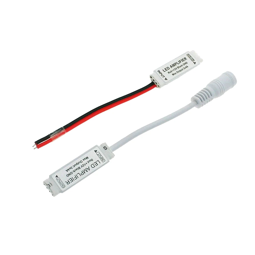 RGB усилитель светодиодной ленты DC12V 3 * 4A мини светодиодный Усилитель для репитер