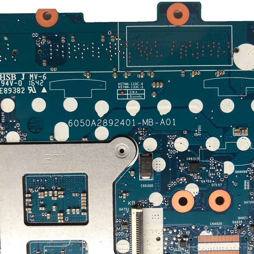 SZWXZY для ноутбука HP 840 850 G3 материнская плата с I5 6300U DDR4 918313 601 001 6050A2892401 MB A01 100%