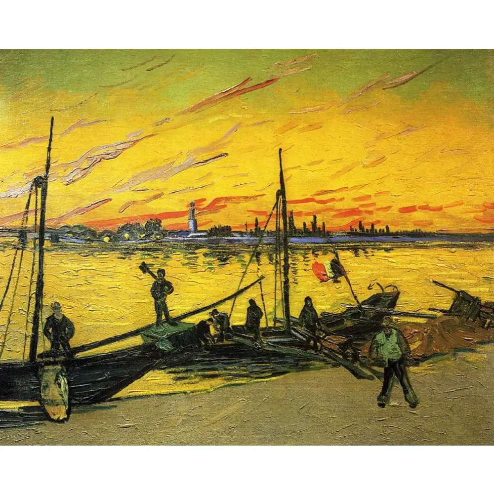 Картины Винсента Ван Гога высокого качества на продажу угольные стены холст