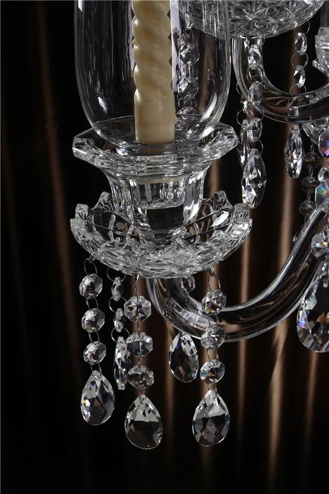 Бесплатная доставка новый высококачественный Кристальный подсвечник прямые