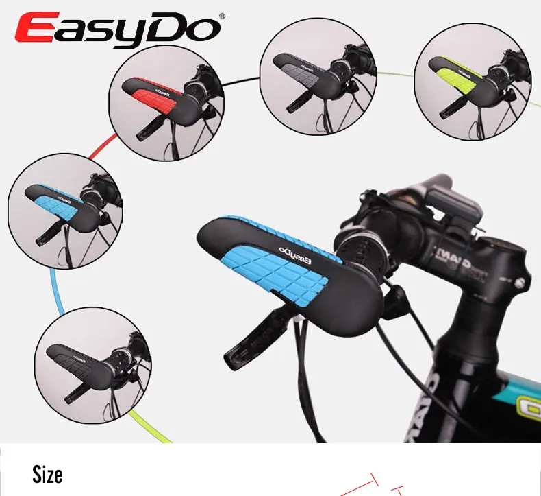 EasyDo 5 цветов, эргономичные ручки для велосипеда, руль для горного велосипеда, вспомогательный Руль для велосипеда, Manopole MTB handwatten Fiets