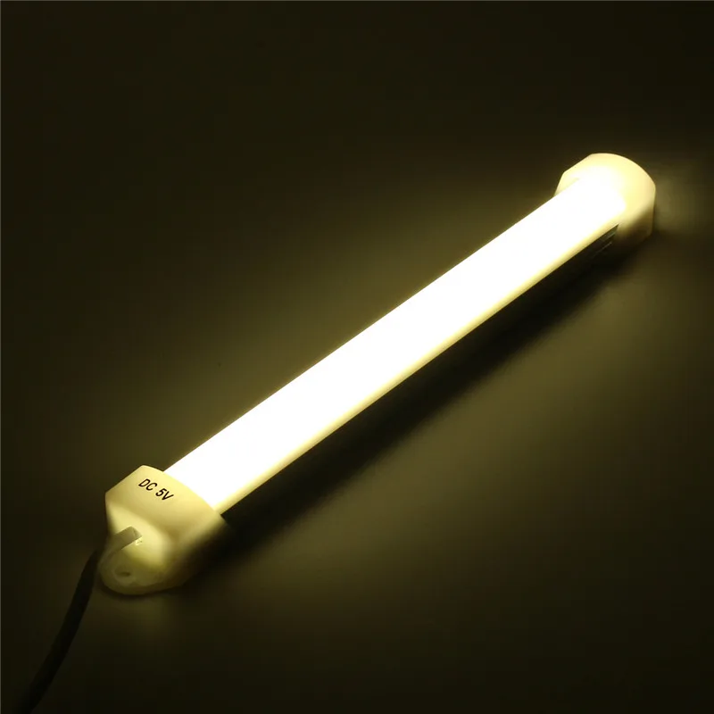Smuxi 18 см Портативный USB 5V 14 светодиодный светильник полосы 5630 SMD жесткий полосу бар светильник трубки светильник с лампой переключатель вкл./выкл. 3 Вт