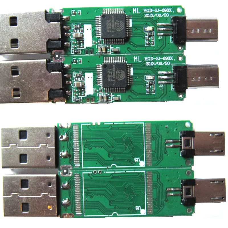 USB флэш накопитель PCBA AU6989SNHL GT Pendrive OTG двойной порт диск контроллер: MicroUSB и usb