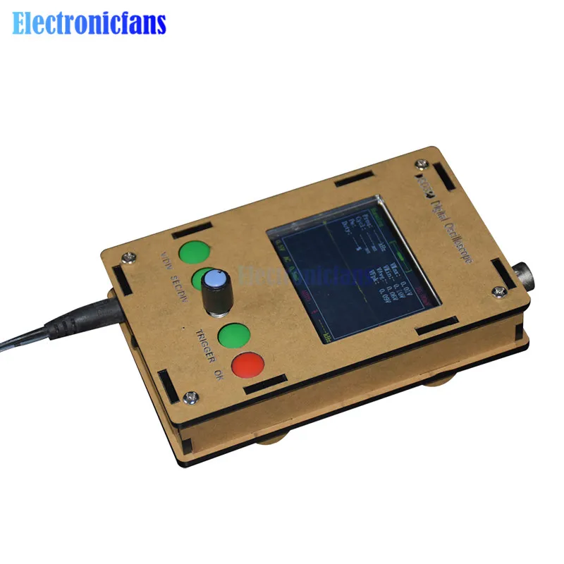 DSO311 2 4 &quotTFT Мини цифровой осциллограф 1MSPS ЖК дисплей STM32 12 бит DC 9 в 200mA с зондом