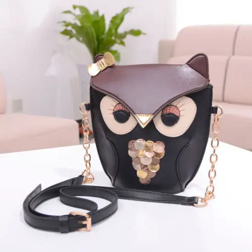 Женский кошелек через плечо с принтом совы сумка мессенджер|shoulder bags|messenger baghandbag