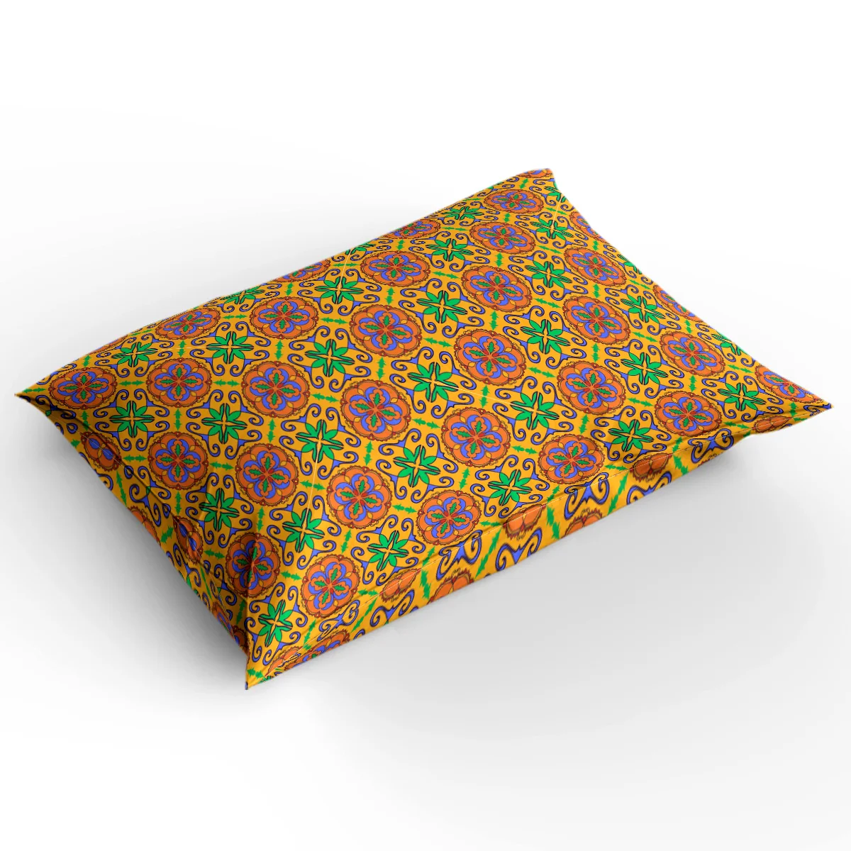 FamilyDecor теплый оранжевый узор постельных принадлежностей роскошное покрывало s 3D