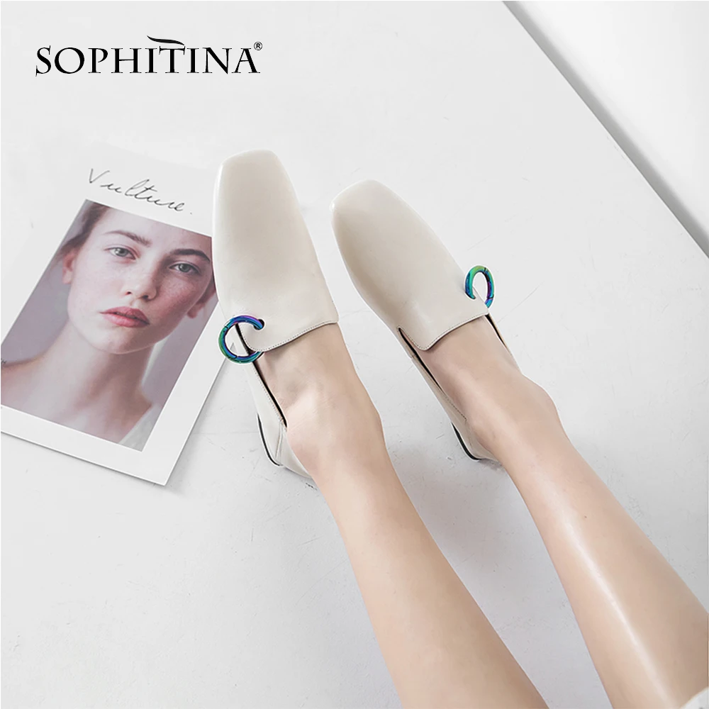 SOPHITINA/Новые брендовые женские туфли лодочки 2019 г. Всесезонные модные удобные из