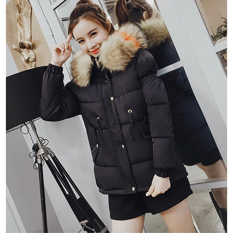 Новинка 2018 женская зимняя куртка пальто толстые короткие парки хорошее качество