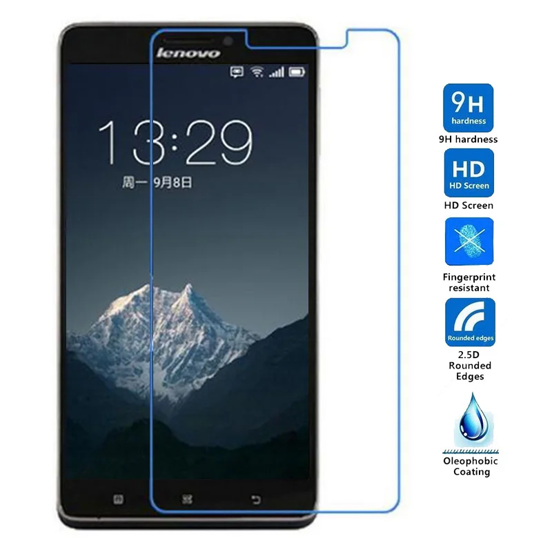 2 шт. защита экрана из закаленного стекла для Lenovo A916 A936 A828 A6000 6010 A6010 Plus|Защитные