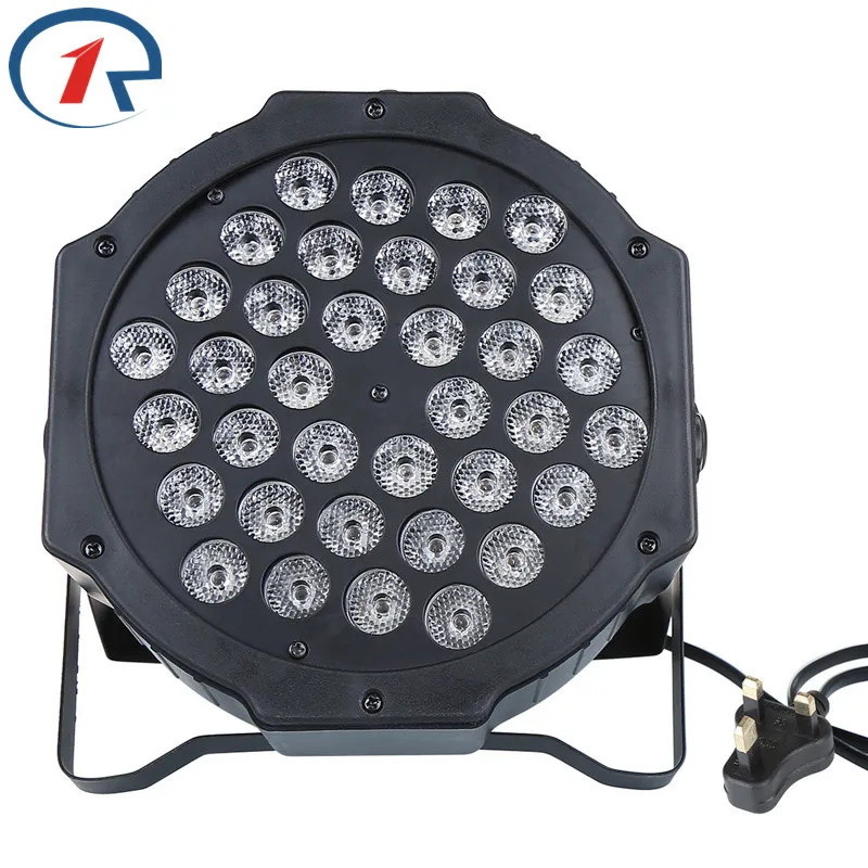 ZjRight 36x1W RGB Led par свет красочный DMX512 мастер раб плоский DJ контроллер Дискотека