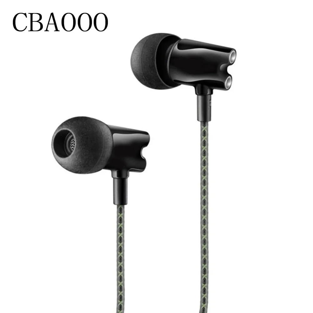 Спортивные наушники CBAOOO IE800 с микрофоном, 3,5 мм, наушники-вкладыши, проводная гарнитура, наушники HF80, бас стерео наушники, гарнитура для компьютера, телефона