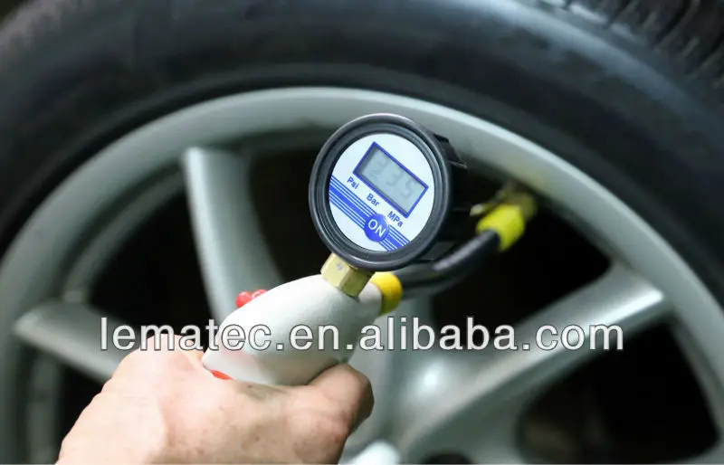LEMATEC эргономичный цифровой шинный инфлятор с манометром манометр для шин