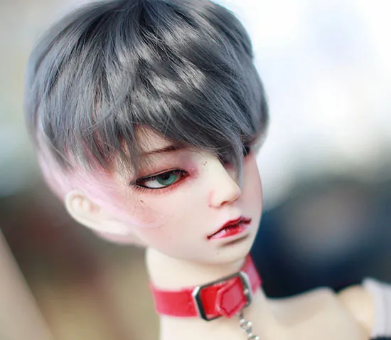 

1/3 BJD doll wigs High temperature wire gray color short hairs suitable for 1/3 BJD DD SD Uncle doll accessories