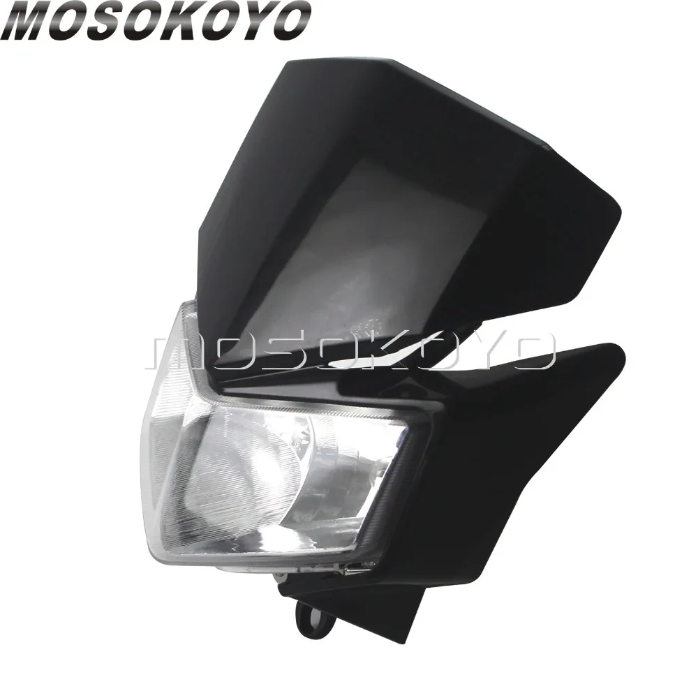 Supermoto Dirt Bike фара Двойная Передняя лампа для Kawasaki D-Tracker X 250 KLX250 2008