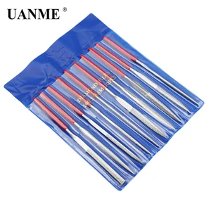 UAMNE 10 шт. 140 мм Алмазная игла мини-Рашпиль для резьбы по дереву набор металлических ручных пилок Microtech хобби ручные иглы