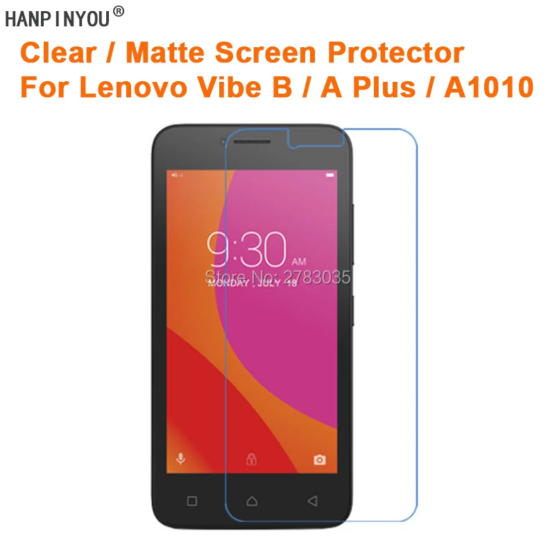 Для Lenovo Vibe B / A Plus A1010a20 прозрачная глянцевая/Антибликовая матовая защитная пленка