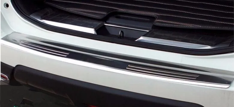 Для Volvo XC60 2008-2012 автомобильные арьергарды из нержавеющей стали задний бампер багажник крыло подоконник пластина протектор защитные крышки