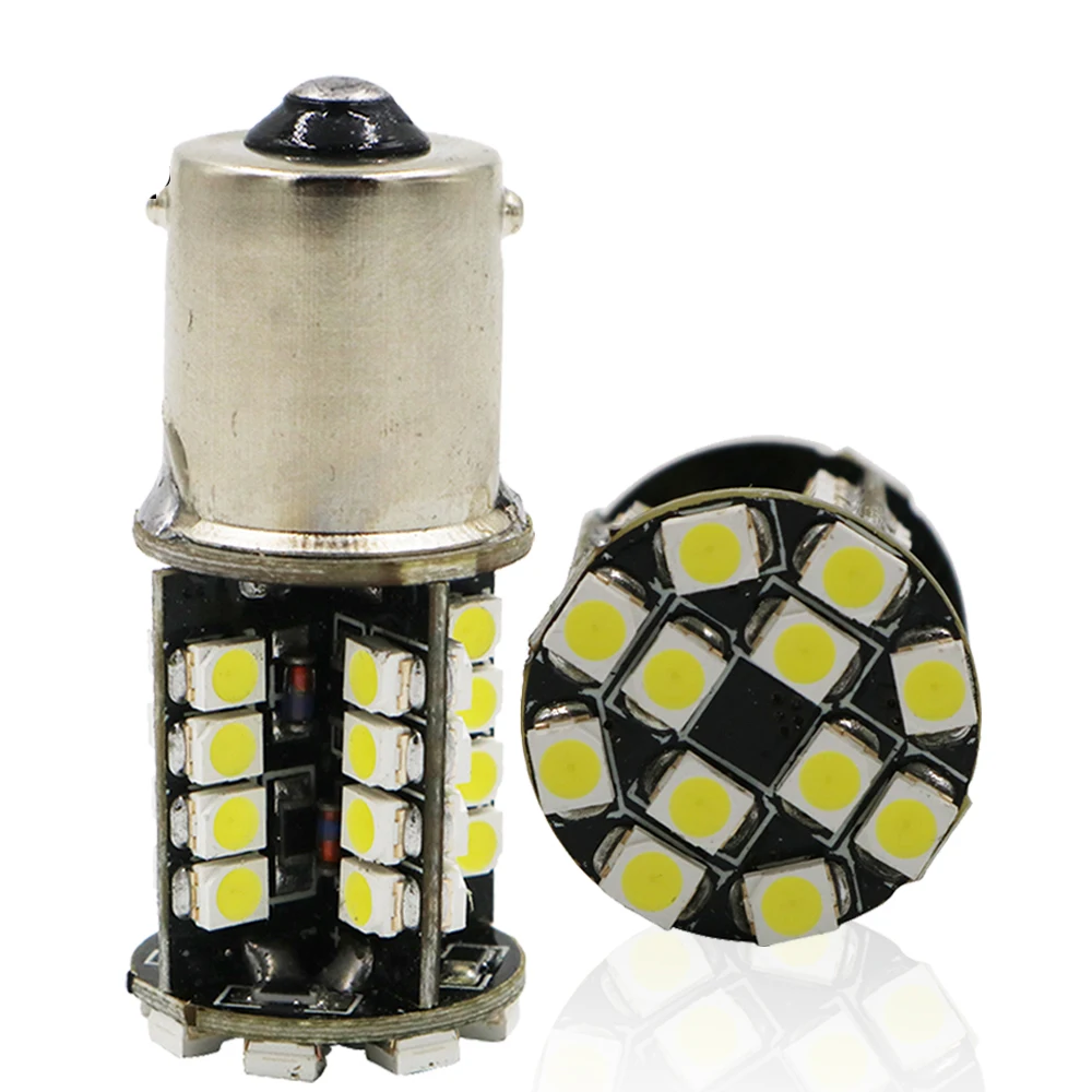 YSY 30x Canbus 1156 BA15S p21w 1157 BAY15D 1210 3528 44 SMD светодиодные лампы для автомобиля с обратным