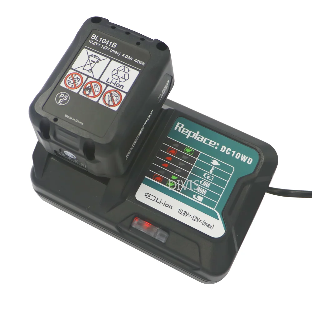 Зарядное устройство AC100-260V заменить для MAKITA батарея 10,8 V 12V BL1016 BL1040B BL1015B BL1020B BL10DC10SA CL107FDZ CL107FDWY CL107DWM