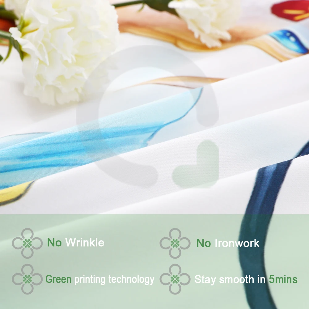 BOMCOM Digital Printing Bedding Set Horses Running Dreamcatcher Aztec Pattern Duvet Cover 100% Microfiber | Дом и сад