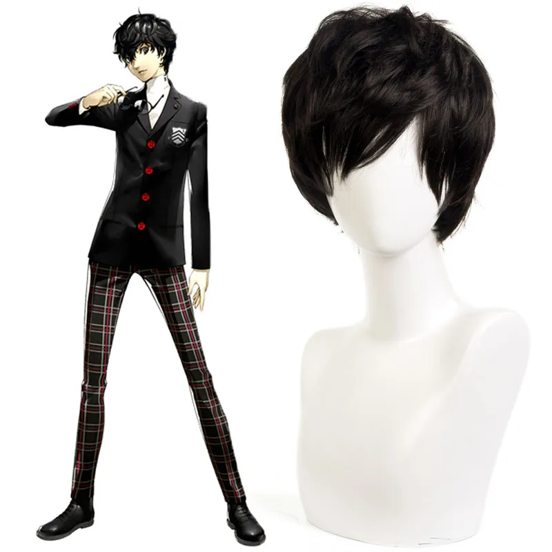 Cosroad Persona 5 Ren Amamiya Ryuji Sakamoto Anne Takamaki Косплей парики Джокер футаба Сакура Хару Окумура