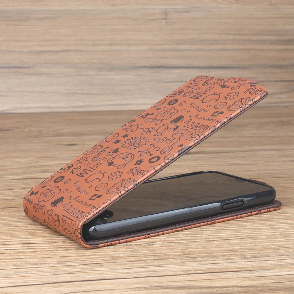 Высококачественный флип-чехол-бумажник из искусственной кожи для iphone X чехол