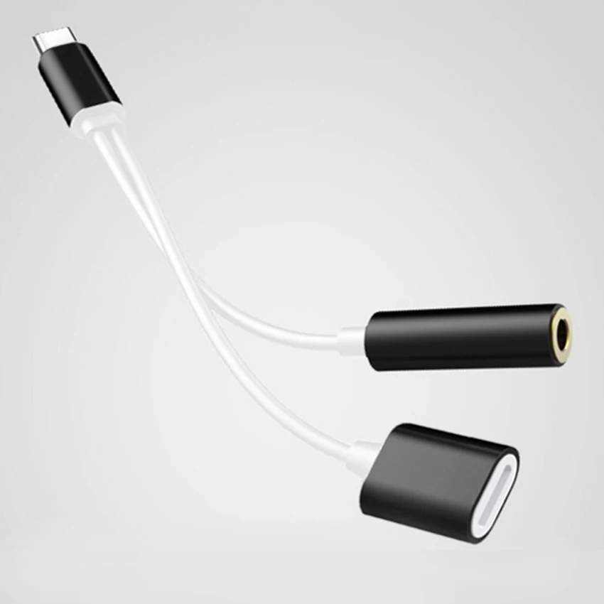 Аудиокабель-переходник usb-c на разъем 3 5 мм для наушников с функцией быстрой