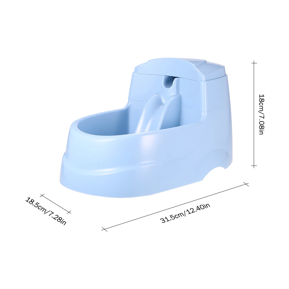 Электрическая чаша для питья домашних животных 2 5 л с углеродными фильтрами