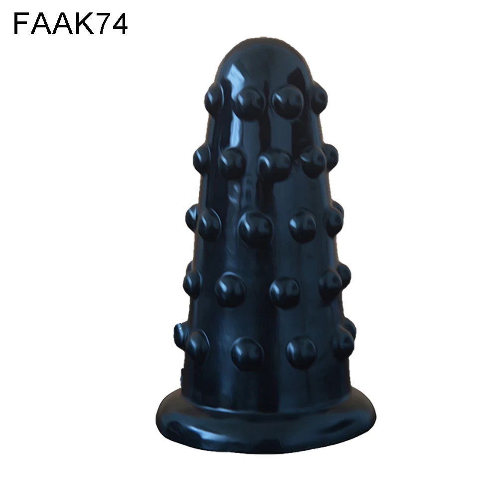 Секс игрушки FAAK подарок Анальная пробка черный анус массажная мягкая для женщин
