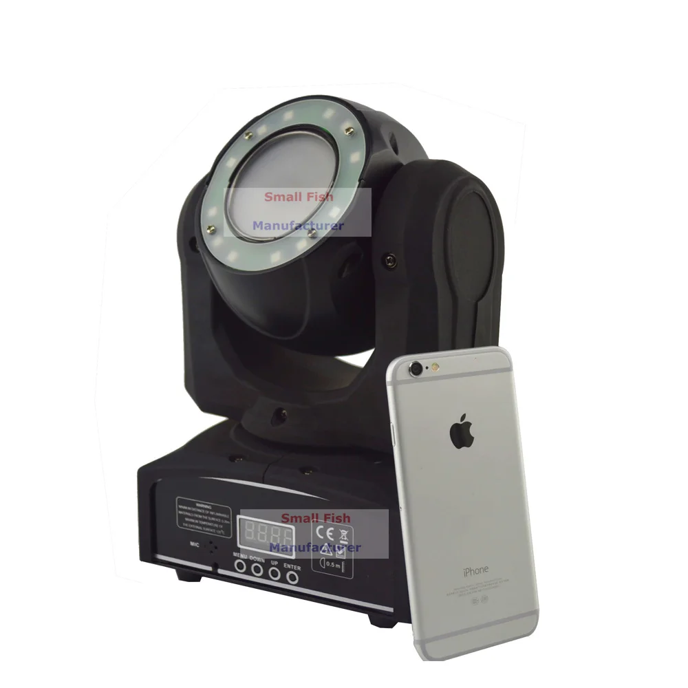 Портативный светодиодный светильник с движущейся головкой 40 Вт DJ RGBW 4в1 подвижной