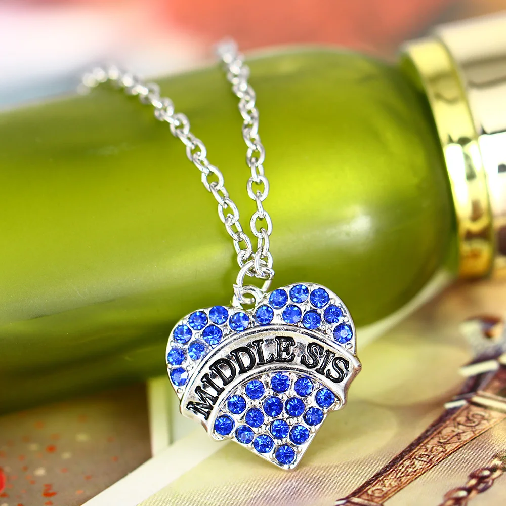 Ожерелье-цепочка с подвеской в виде сердца 4 цвета | Украшения и аксессуары