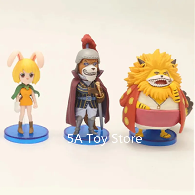 5 шт./компл. Аниме One Piece World WCF Sanji Nami Carrot Bepo Pedro ПВХ Фигурки Коллекционная модель
