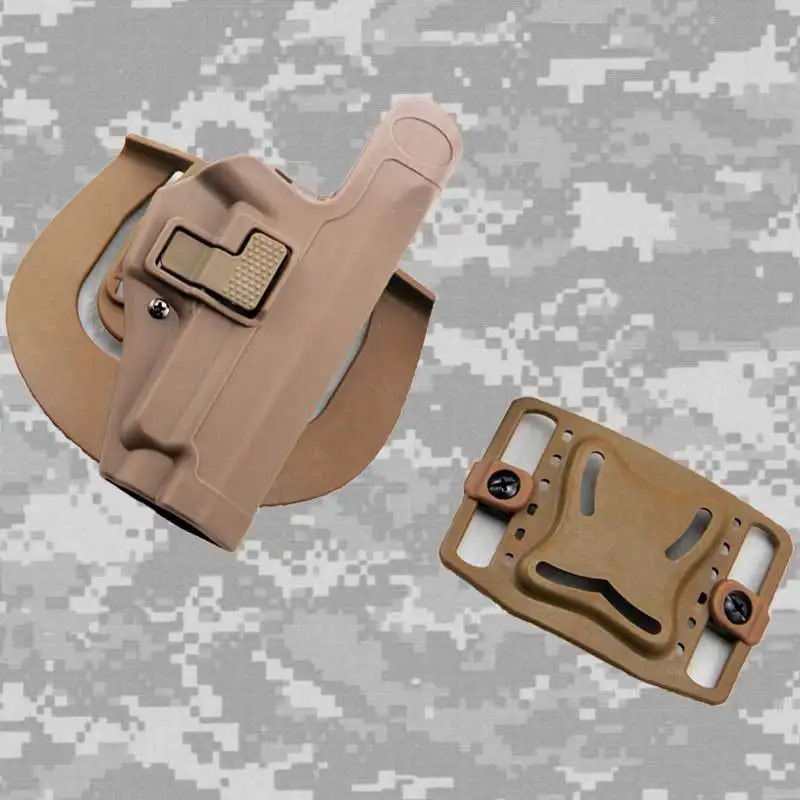 

CQC Sig 220 226 228 229 тактический страйкбол Пейнтбол кобура RH полимер поясной ремень петля песочный длинный кобура пистолет