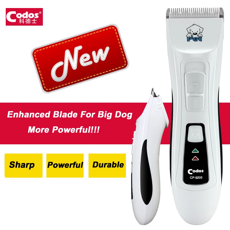 Professional Codos CP9200 Pet Trimmer Rechargeable Dog Hair Clipper Electric Grooming Haircut Shaver Machine |