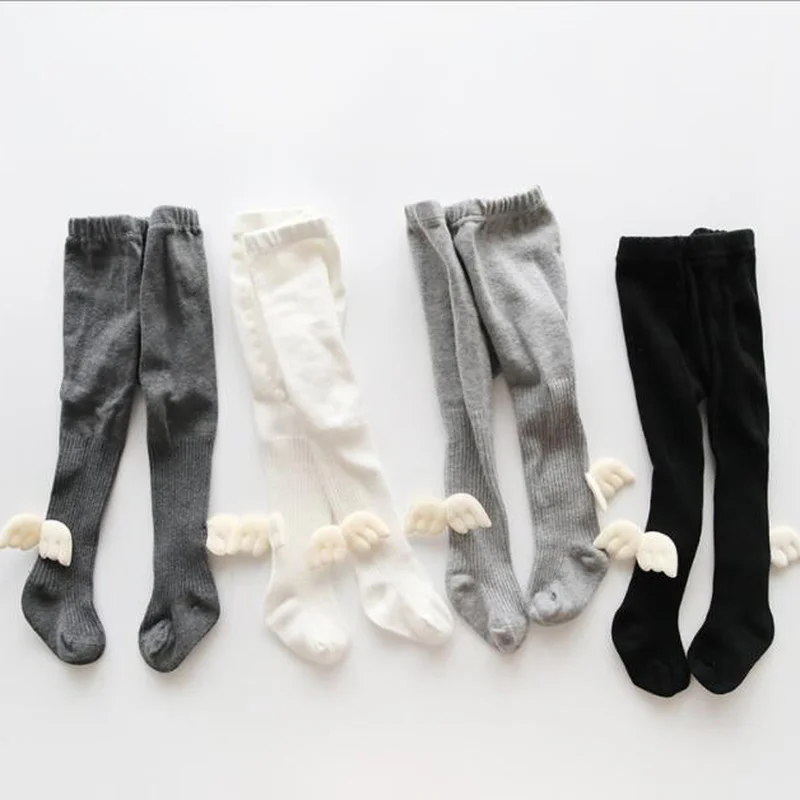 Носки для новорожденных детские колготки девочек с украшением в виде крыльев