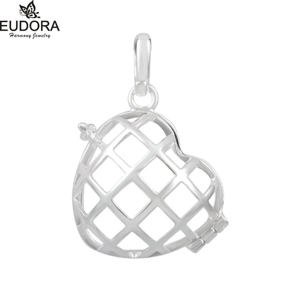 5H157 5 шт./лот ювелирные изделия Eudora Сердце Стиль Мода медная клетка подходит 18 мм