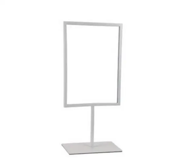 Style 1 A4 White Двухсторонняя Настольная подставка для плакатов A3A4, металлическая стойка для ресторана, кофейни, вывески для рекламных вывесок - Цвет: Style 1 A4 White