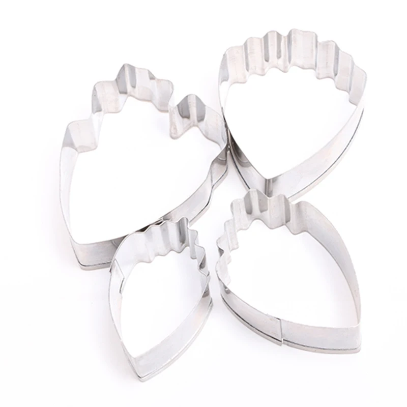 4 шт./лот пион из нержавеющей стали цветок резки высечки лепестки помадные