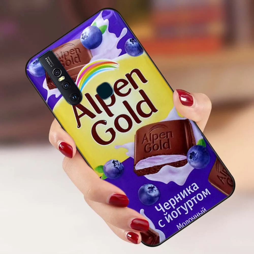 WEBBEDEPP забавные шоколад русский ТПУ чехол для vivo Y17 Y53 Y55s Y67 Y75 Y81s Y85 Y89 Y91 Y91C Y95 Y93 V5s V7 V9