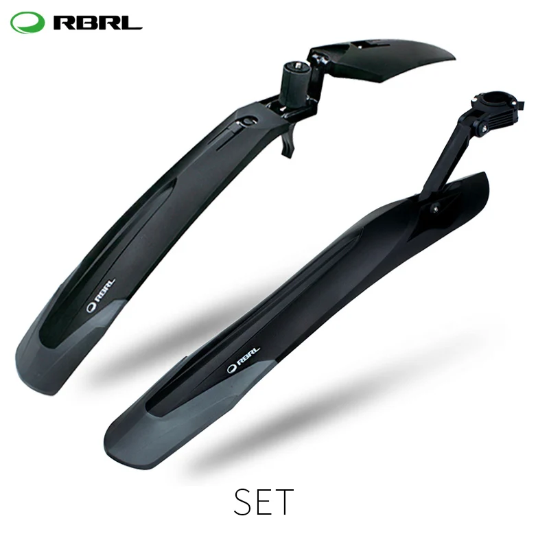 RL-910-FR-one set RBRL крылья для велосипеда велосипедный брызговик Набор крыло для горного велосипеда e-велосипед 26 27,5 29 горный велосипед TPE расширенный быстрый выпуск патент дизайн RL-910 - Цвет: RL-910-FR-one set
