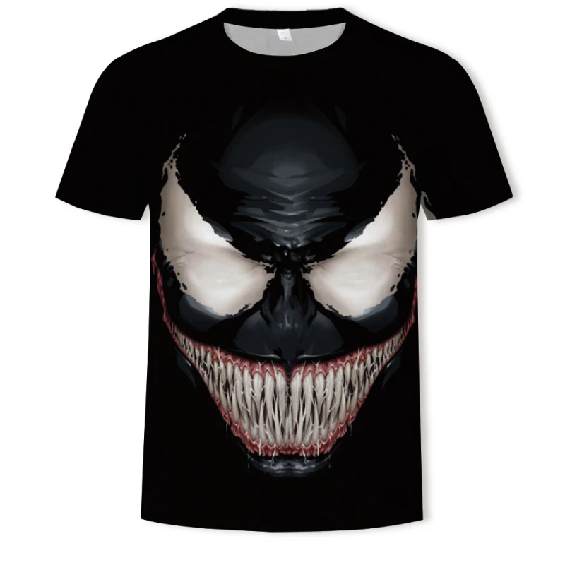 2019 Горячая Мужская Футболка Venom Marvel футболки с 3D принтом для мужчин и женщин