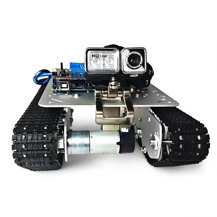 SZDoit TS100 Интеллектуальный Алюминиевый Сплав rc Танк приложение управление led/0.3MP камера/5 кг Полезная нагрузка поддержка дистанционное управление игрушка для детей