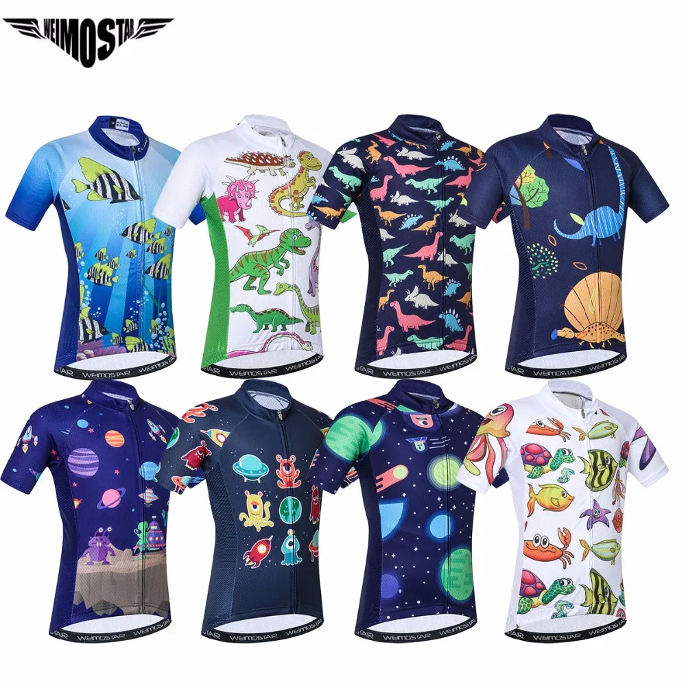 

2021 Summer Cycling Jersey Children Ropa ciclismo Maillot boys Short Sleeve Bike Jersey clothing Mtb Road bicycle kids top shirt