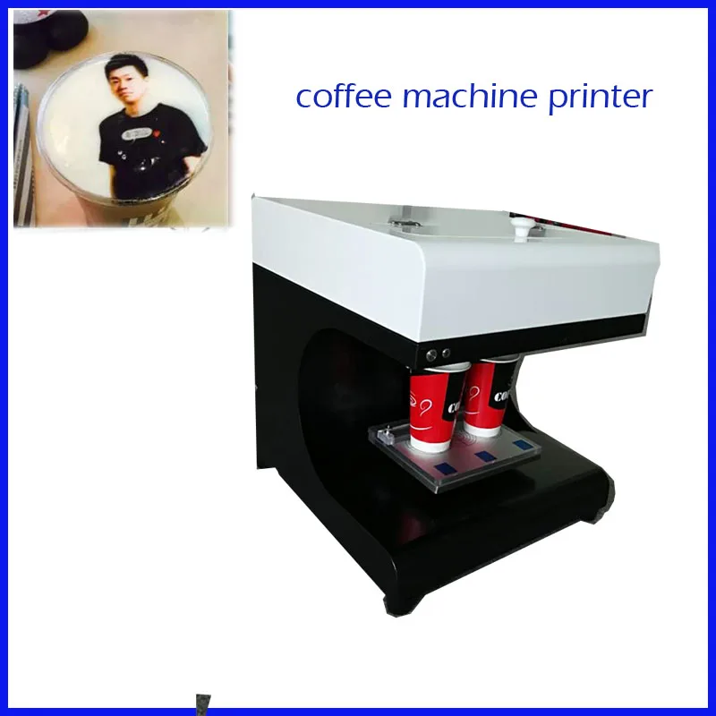 Кофейный фотопринтер 110 240 В б/у кофемашина селфи с четырьмя цветами|machine machine|machine