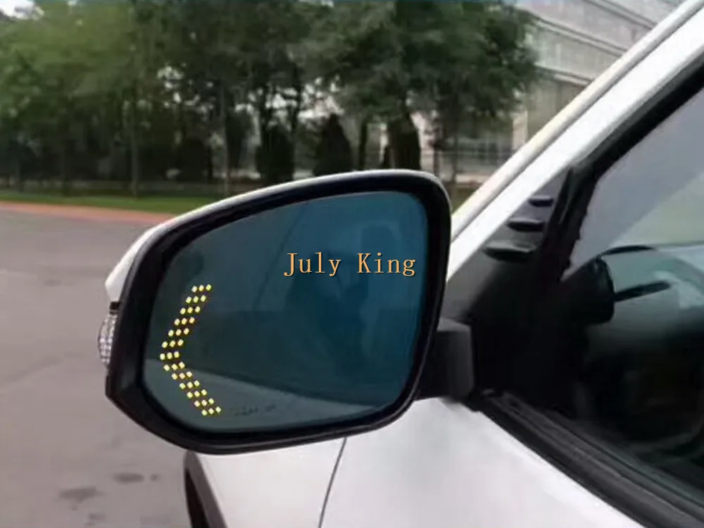 Июля King Зеркало заднего вида чехол для объектива для Toyota Hilux Vigo Fortuner для Toyota Alphard/Vellfire RAV4+ защита от ударов, антибликовое покрытие, поворотники, отопление