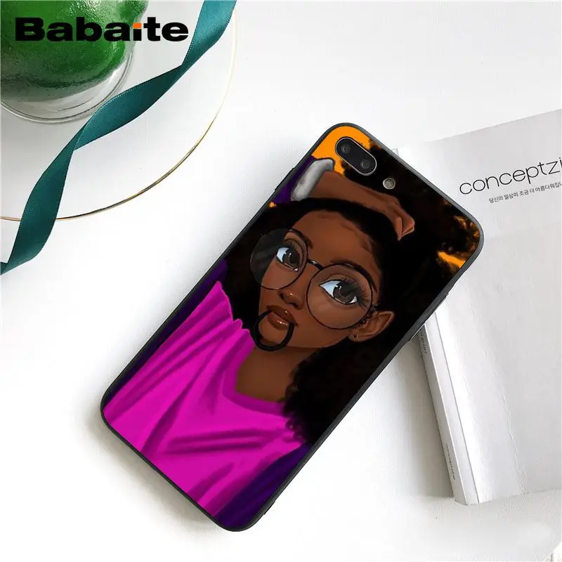 Чехол для телефона MELANIN POPPIN Girl iPhone 12 11 Pro 11Pro Max 5 5Sx 6 7 7plus 8 8plus X XS MAX XR 12mini | Мобильные