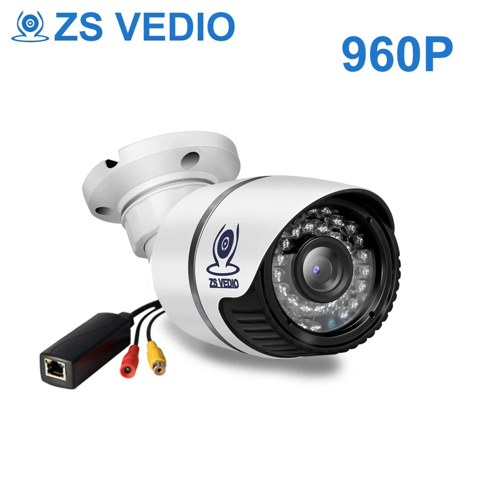 ZSVEDIO камеры наблюдения IP камера Onvif 960P POE внешняя сеть провода обнаружения