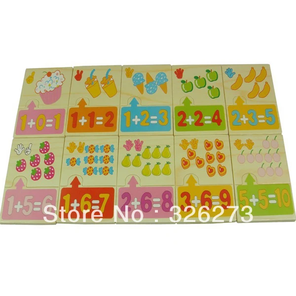 Free shipping New Educational puzzles in animal and fruit educational kid toys mathematic PT019 | Игрушки и хобби